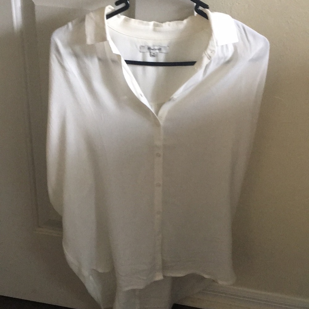 Madewell central drapey shirt
